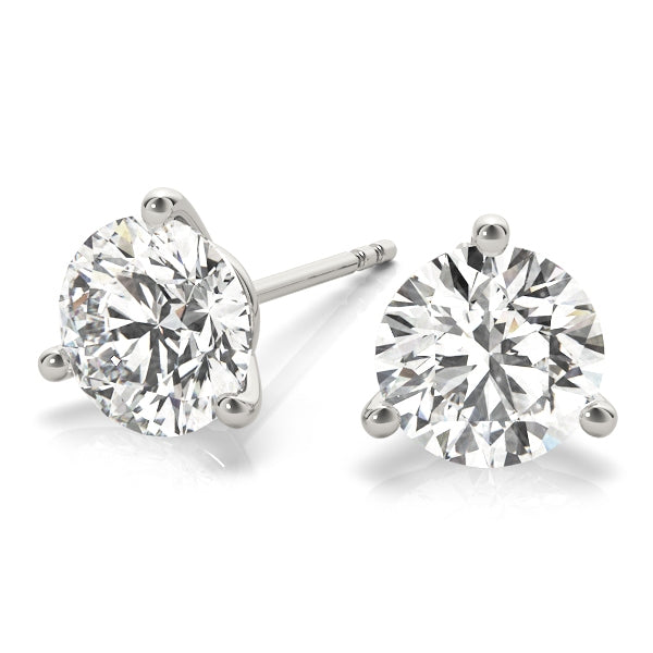 Martini Earrings Lab Diamonds .75 ct.Total Weight