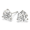 Martini Earrings Lab Diamonds .75 ct.Total Weight