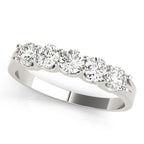 5 Stone Diamond  Wedding Band  1/2 CT. Total Weight $1375.00