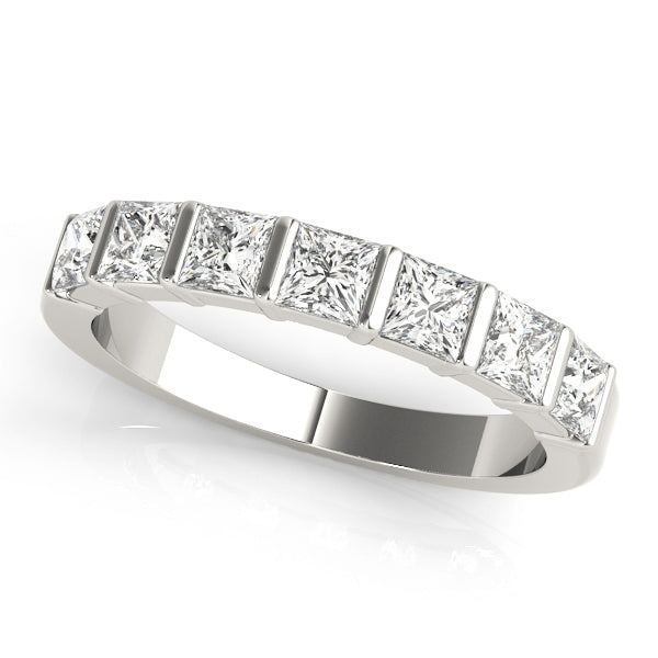 Princess Cut Diamond Wedding Band 1.12 Carat Total Weight $1599.00