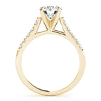 Cathedral with Side diamonds 