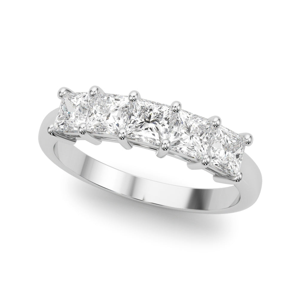 Princess Cut Diamond Wedding Band 1.00 Carat Total Weight $1499.00