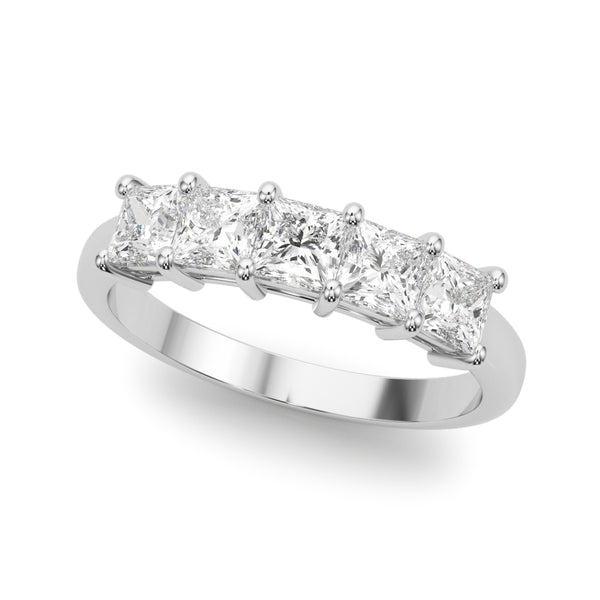 Princess Cut Diamond Wedding Band 1.00 Carat Total Weight $1499.00