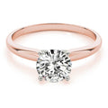 Solitaire 4 Prong Pinched Shank              