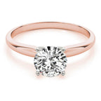 Solitaire 4 Prong Pinched Shank              