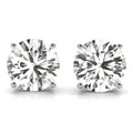 Real Diamond-Four Prong Basket Earrings Pure Carbon Diamonds .25 ct.Total Weight