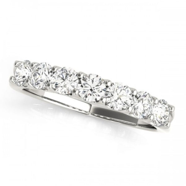 Seven Stone Diamond Wedding Band 3/4CT. Total Weight $1399.00