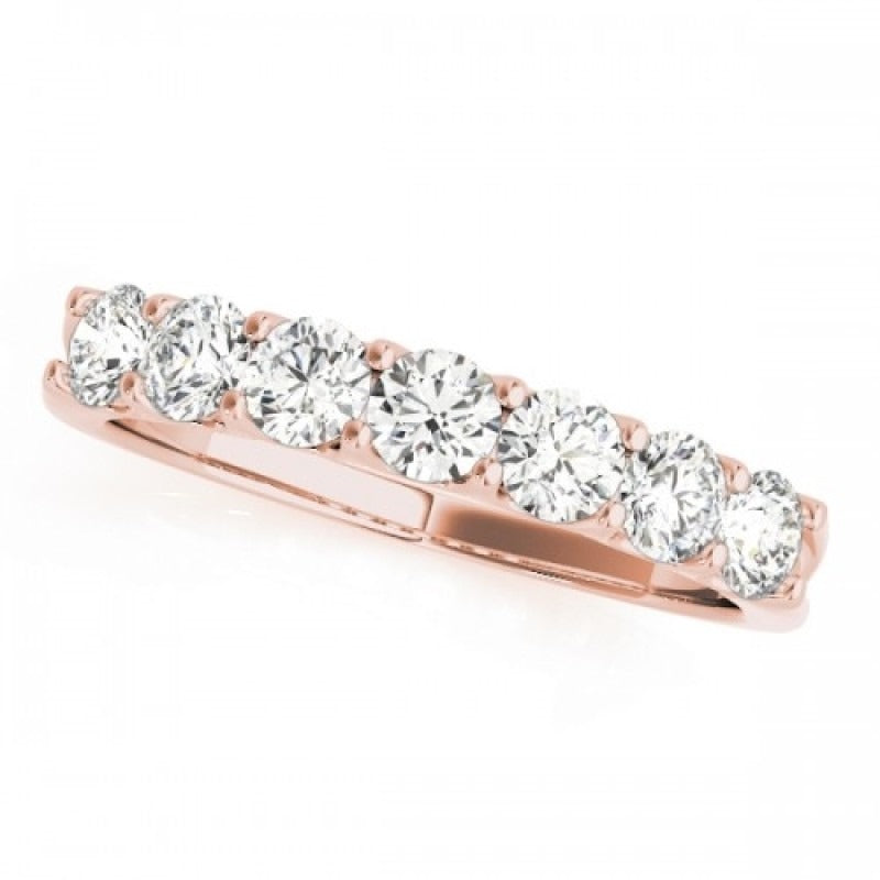 Seven Stone Diamond Wedding Band 3/4CT. Total Weight $1399.00