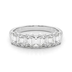 Emerald Cut Diamond Wedding Band 1.00 Carat Total Weight $1499.00
