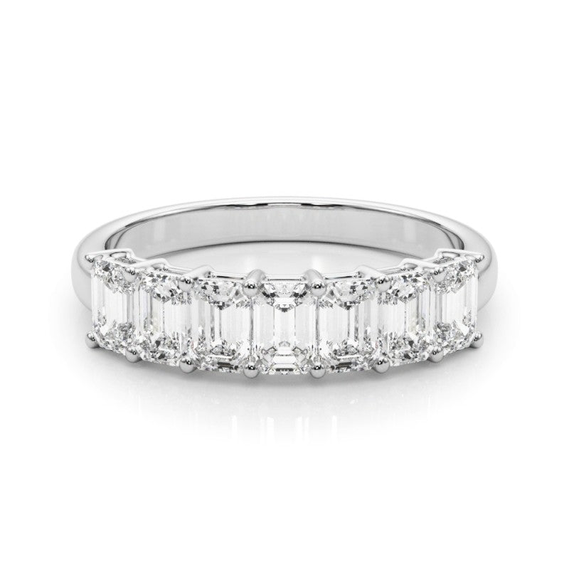 Emerald Cut Diamond Wedding Band 1.00 Carat Total Weight $1499.00
