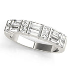 Fancy Shape Baguette Wedding Band 1.04 Carat Total Weight $1799.00