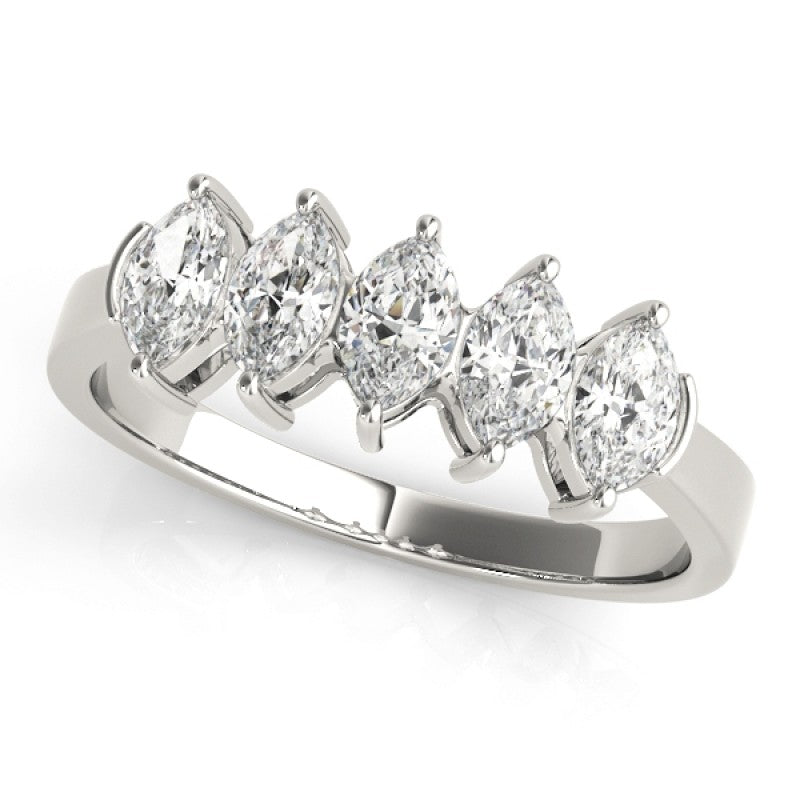 Fancy Shape Marquise Wedding Band 1.00 Carat Total Weight $1499.00