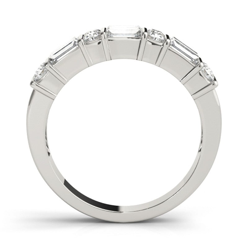 Fancy Shape Baguette Wedding Band 1.04 Carat Total Weight $1799.00