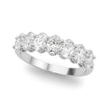 7-Stone Shared Prong Oval Diamond Wedding Band 1.00 Carat Total Weight $1499.00