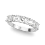 Emerald Cut Wedding Band 1.35 Carat Total Weight $1599.00