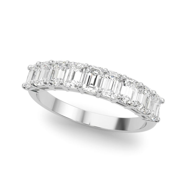 Emerald Cut Wedding Band 1.35 Carat Total Weight $1599.00