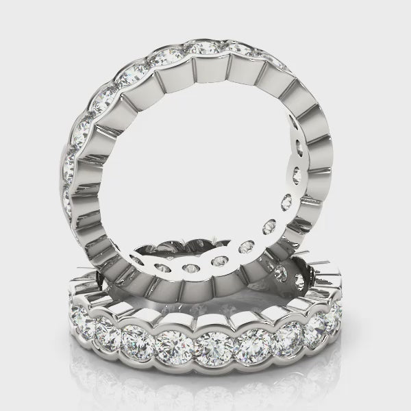 Bezel Set Eternity Ring 1.00 Carat Total Weight $1249.00
