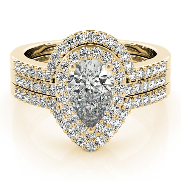 Classic Pear Halo $1899.00